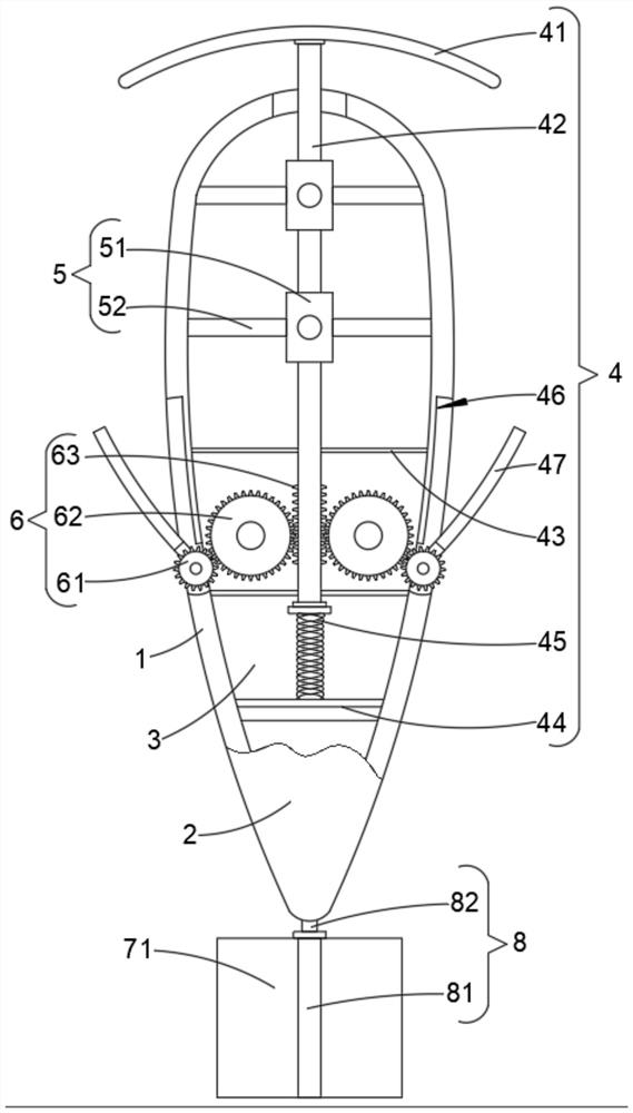 Airfoil-shaped trawl mesh panel