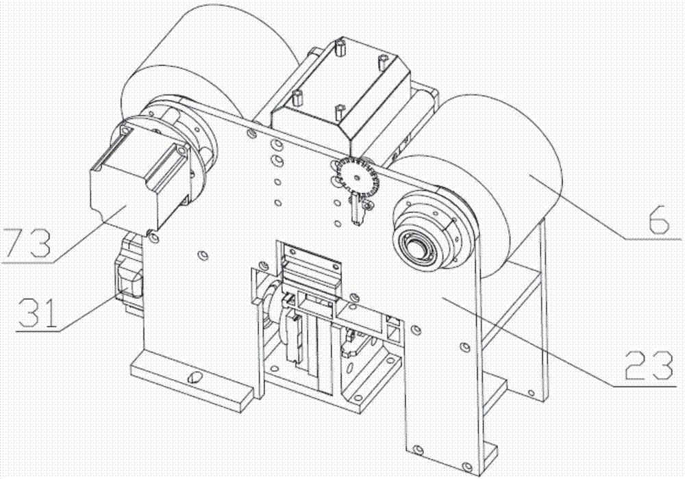 Intelligent card hot stamping device