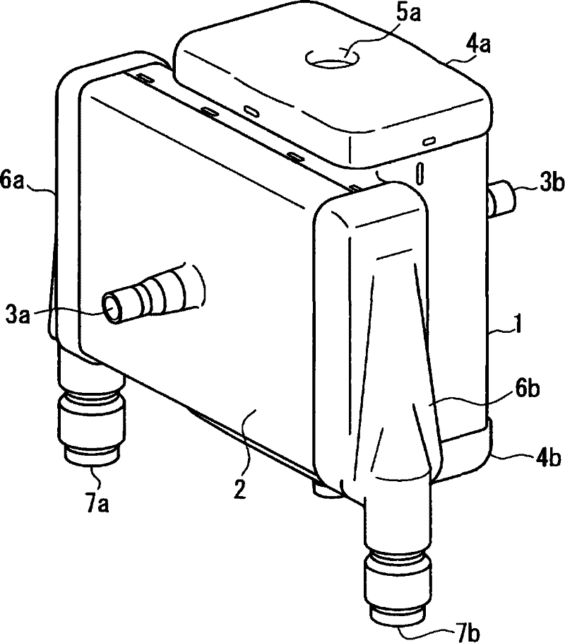 Hollow fiber membrane type artificial lung