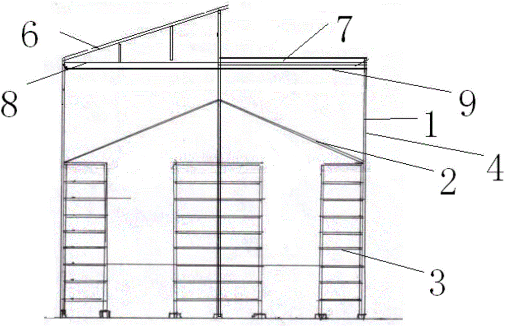 Annual mushroom producing greenhouse