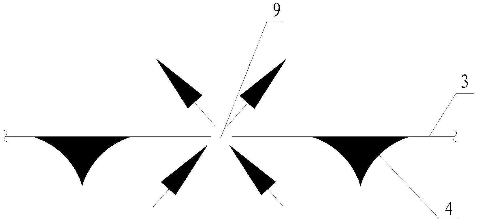 Dense-phase conveying pipeline for high-concentration powder