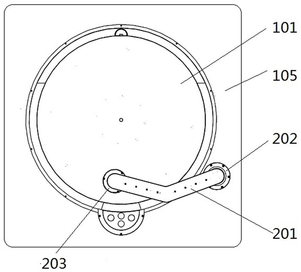 Polishing disk trimming device of polishing machine