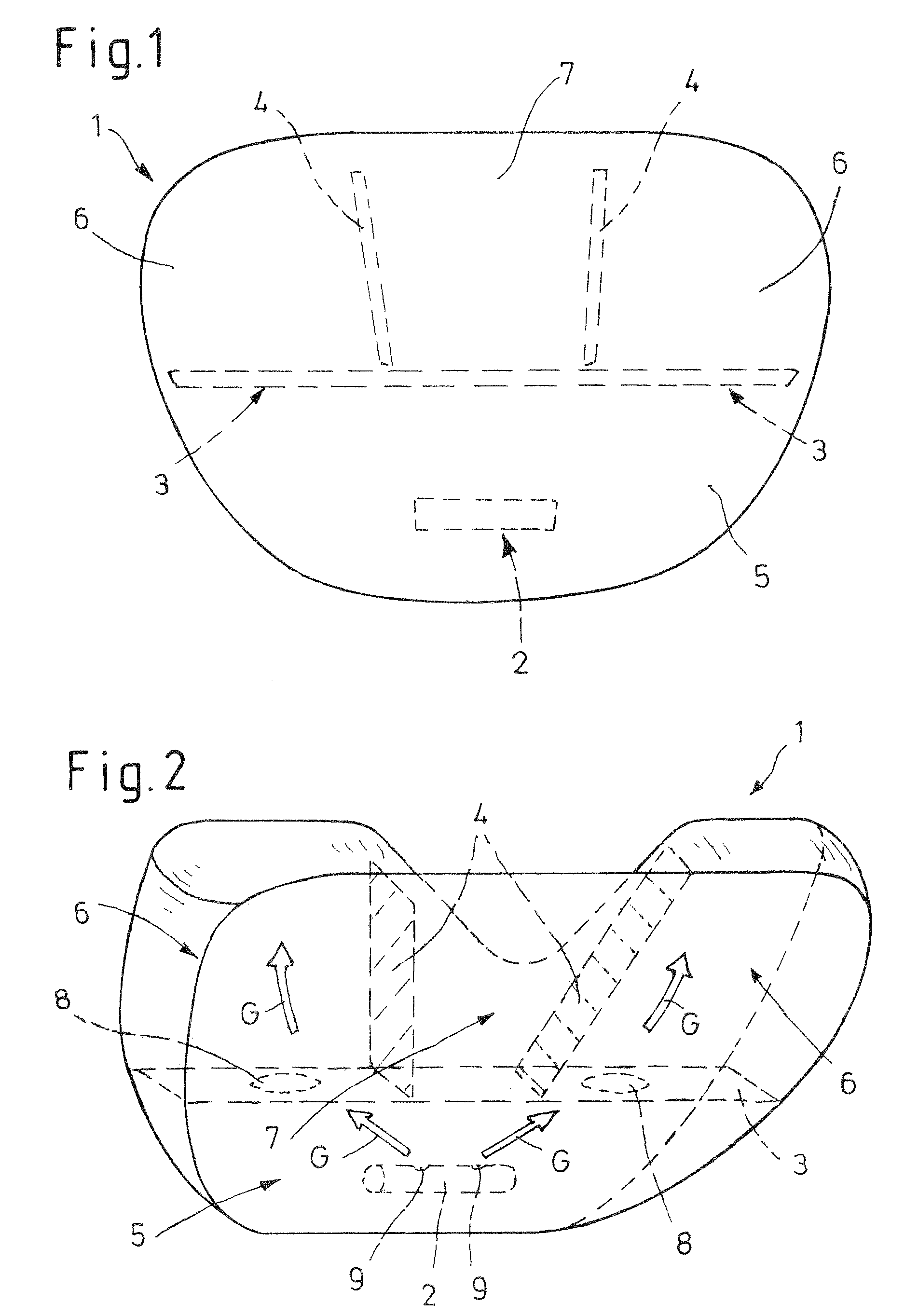 Knee airbag