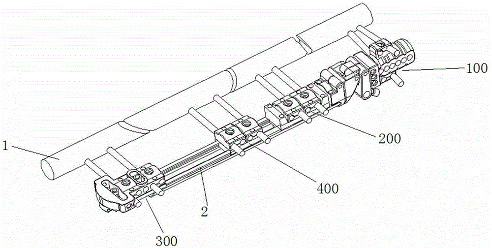 Limb reestablishment shape righting adjustment controllable external fixation stent