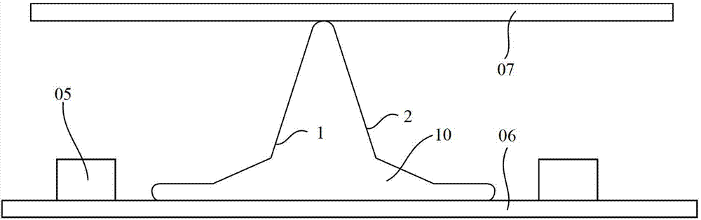 A direct type backlight module and display device