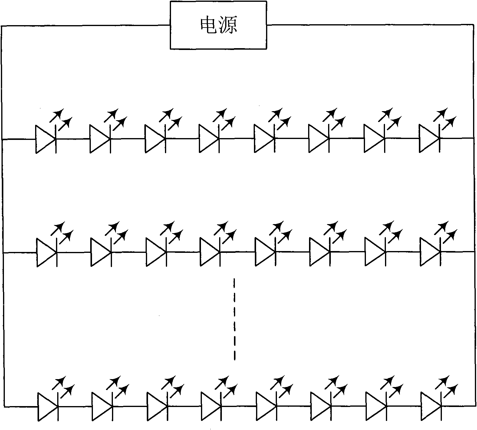 Light emitting diode (LED) lighting device having open/short circuit protection function and lighting circuit