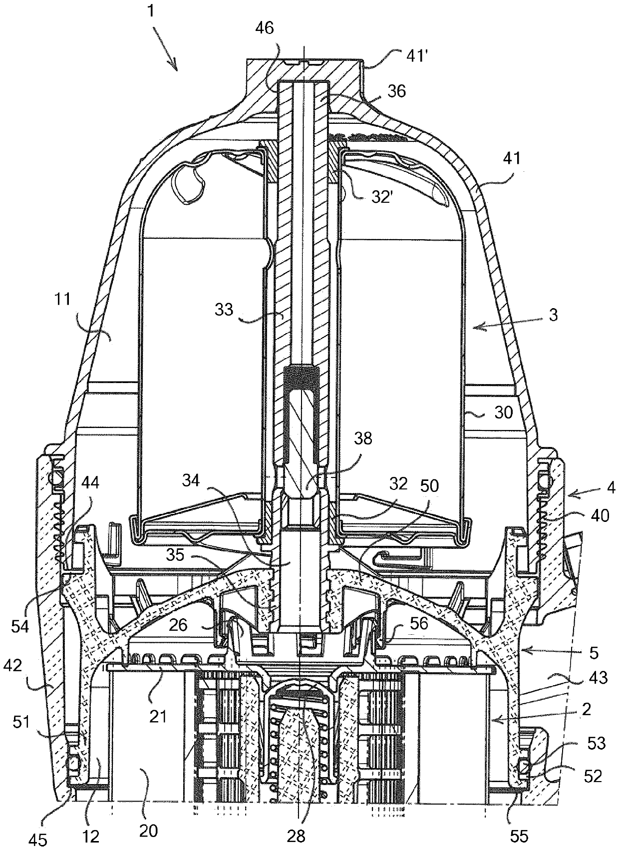 Device for removing impurities from lubricating oil for internal combustion engines