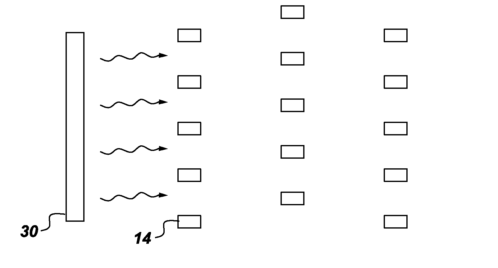 Heat sinks with distributed and integrated jet cooling