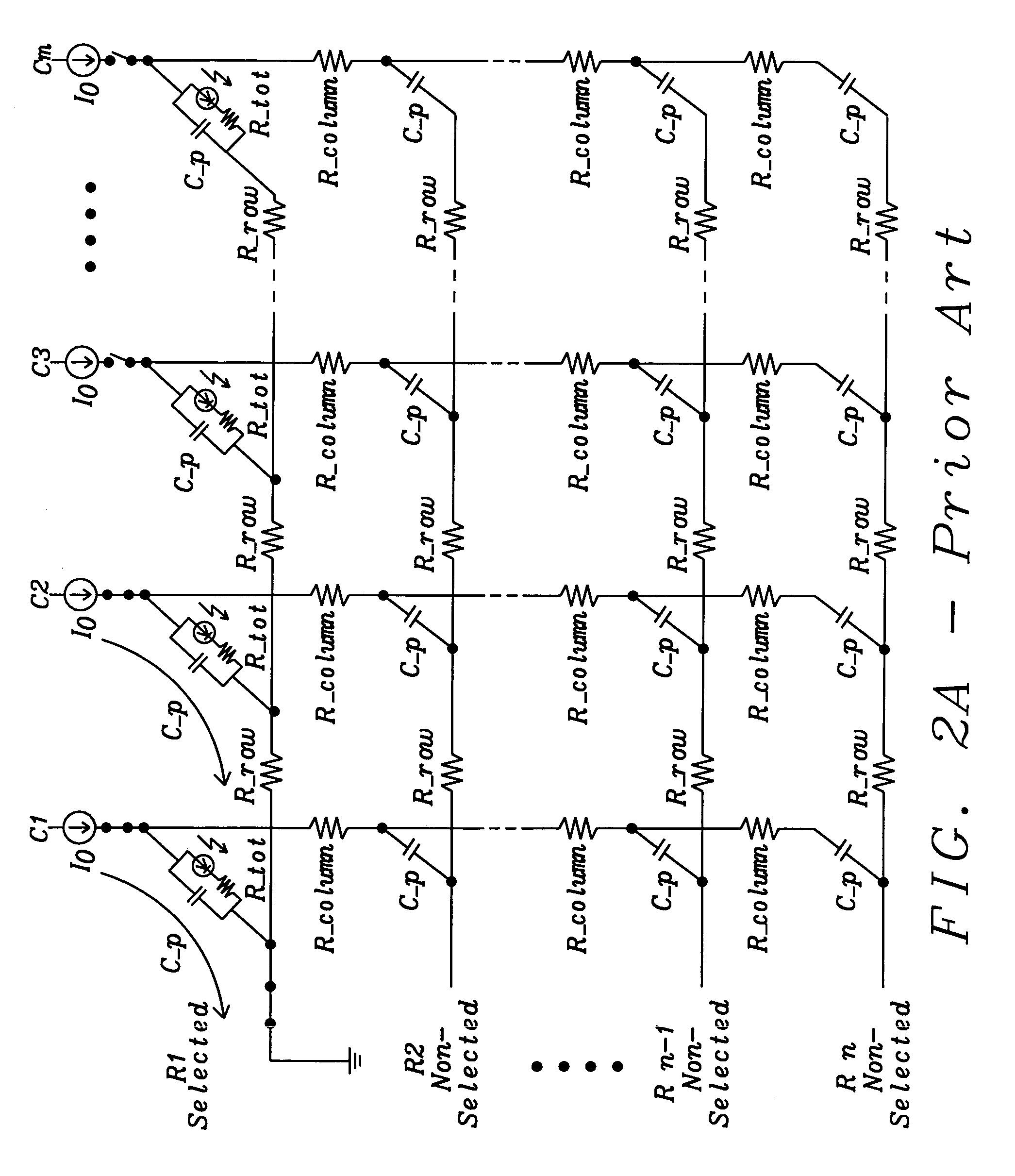 Tagged multi line address driving