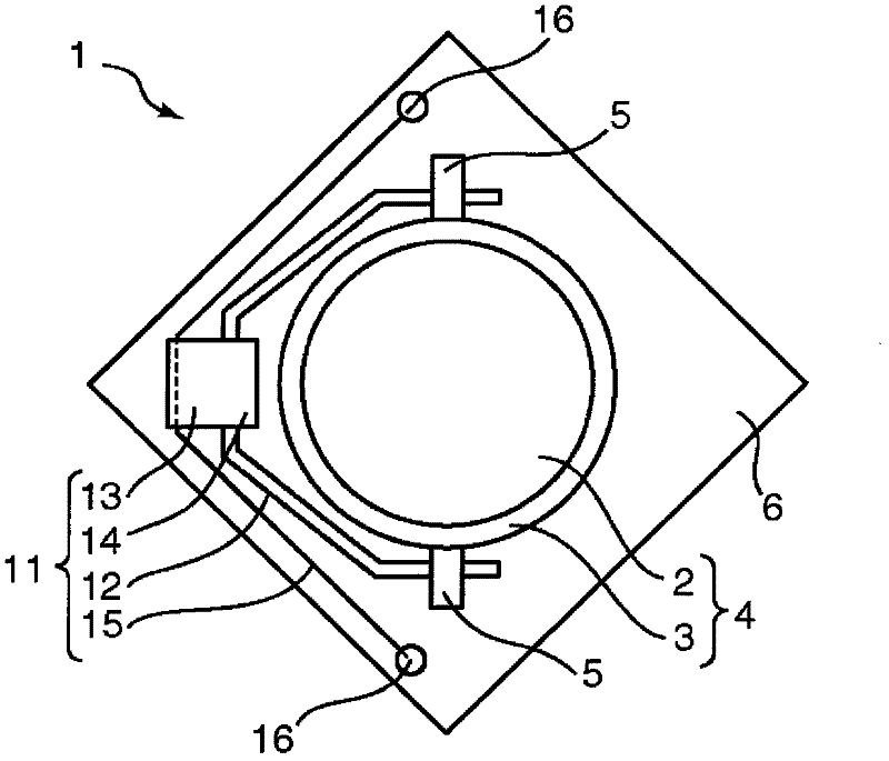 Driving device of shape memory alloy actuator, driving method thereof, and imaging device using same