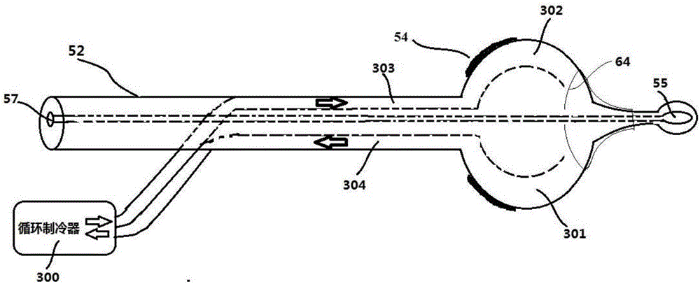 Non-intrusive penetration type radio frequency diagnosis and treatment device