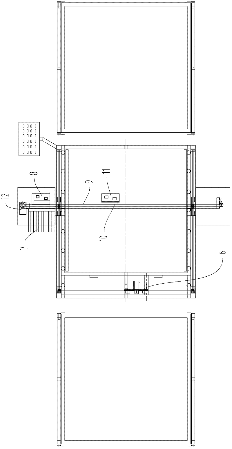 Continuous type platform printing device