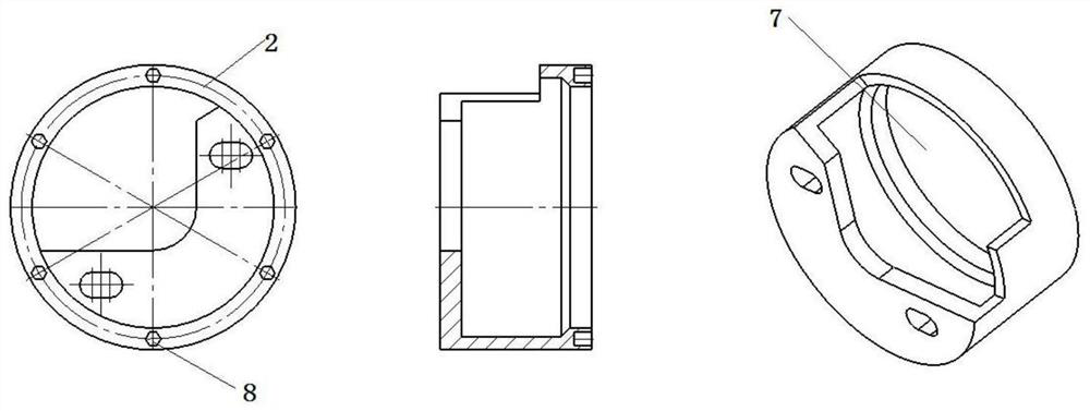 Semi-automatic annular winding machine protection device