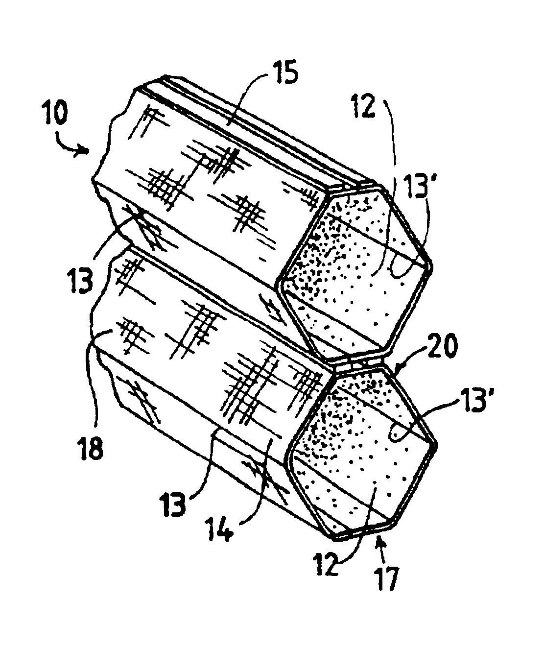 Cellular panel and method and apparatus for making the same