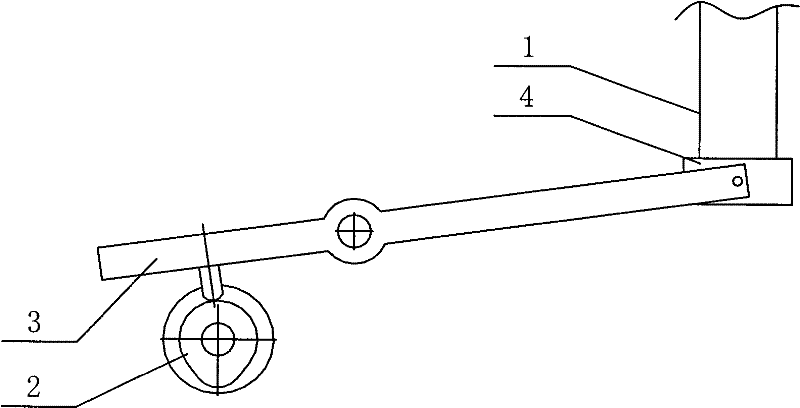 Automatic discharging device for punching machine