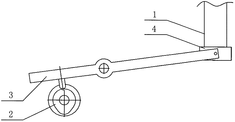 Automatic discharging device for punching machine