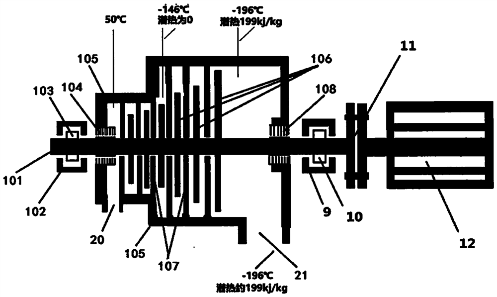 Supercritical gas turbine or expander adopting low-temperature working medium and use method