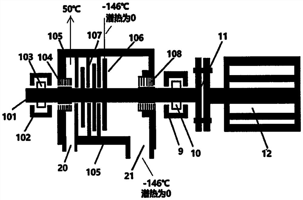 Supercritical gas turbine or expander adopting low-temperature working medium and use method