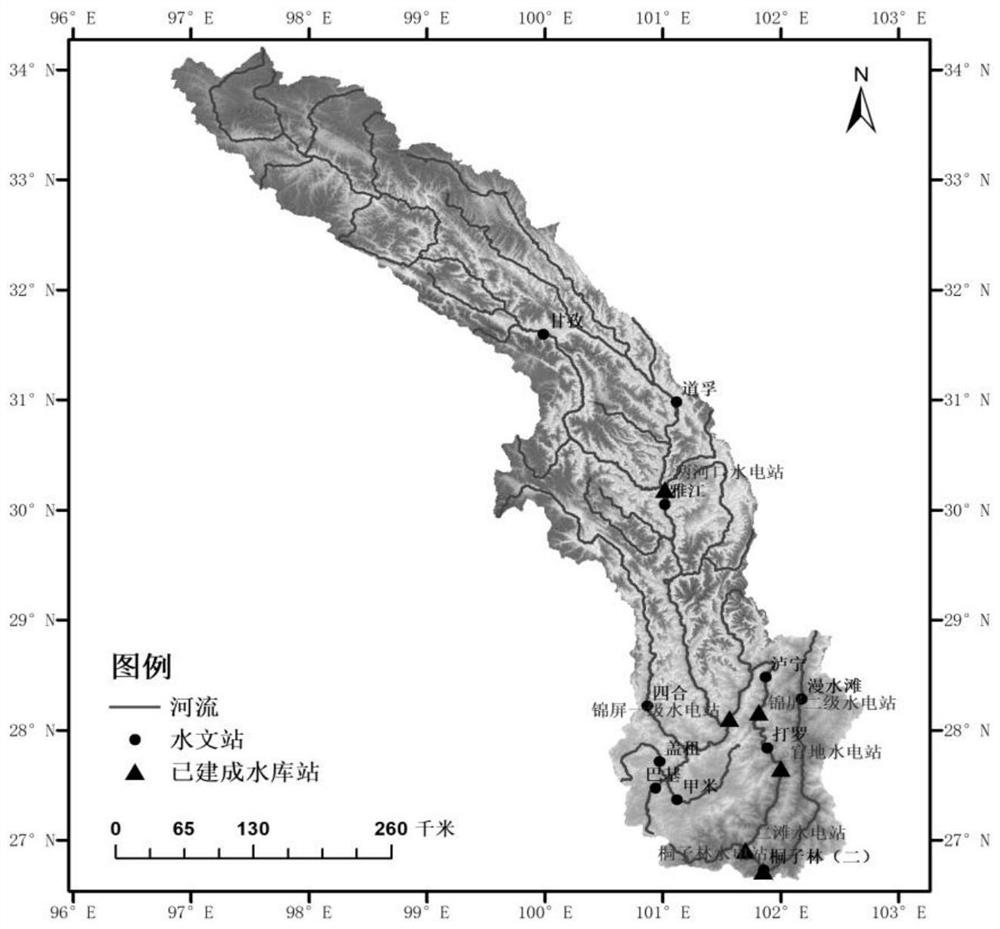 Construction method of multi-granularity hydrological space-time object data scene model