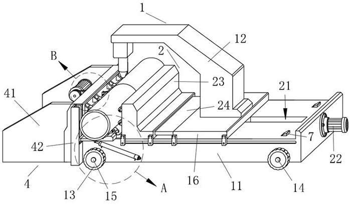 Parts welding equipment for mining machinery