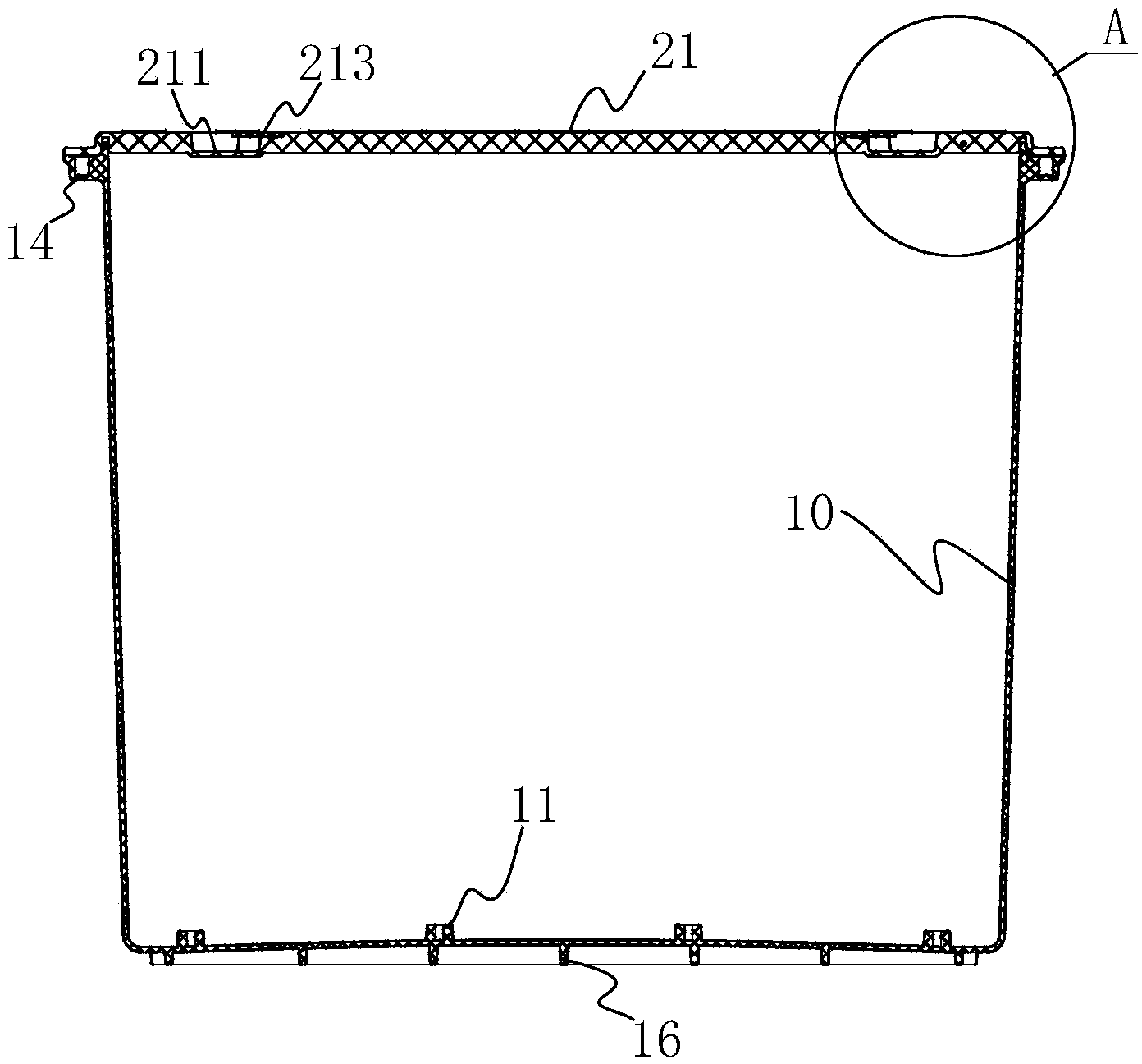 High-strength plastic valve well