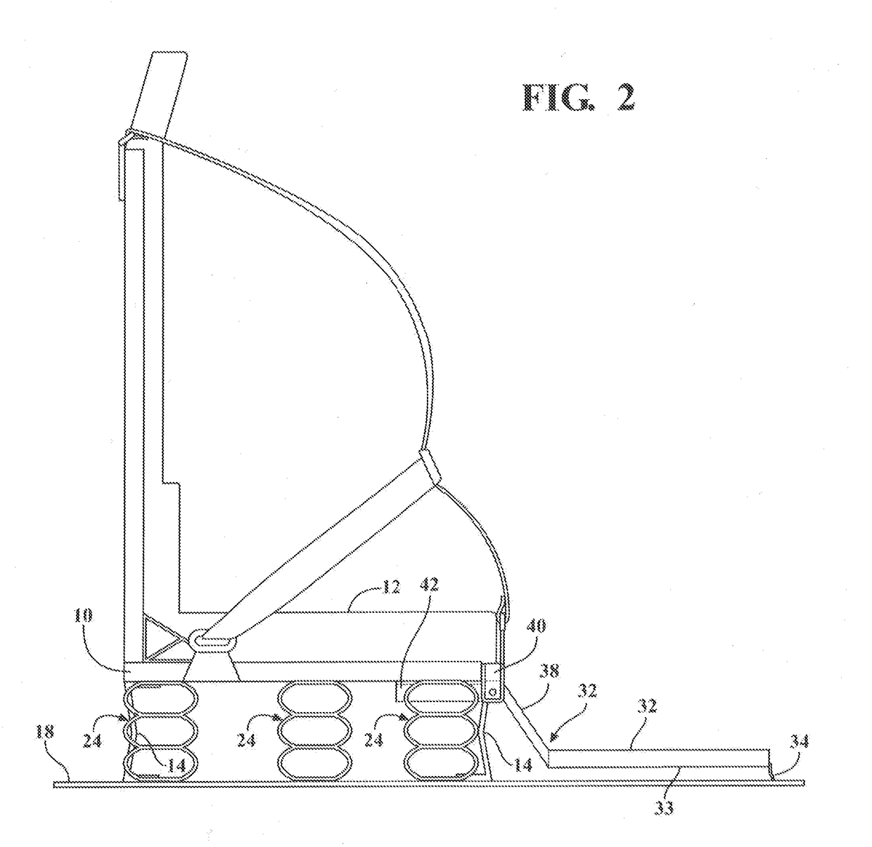 Combat Vehicle Seat Installation For Protection Of Occupants From The Effects of Ground Explosions