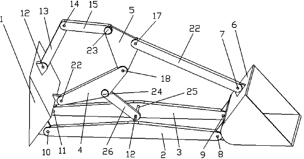 Multi-connecting-rod loading mechanism with active metamorphic function