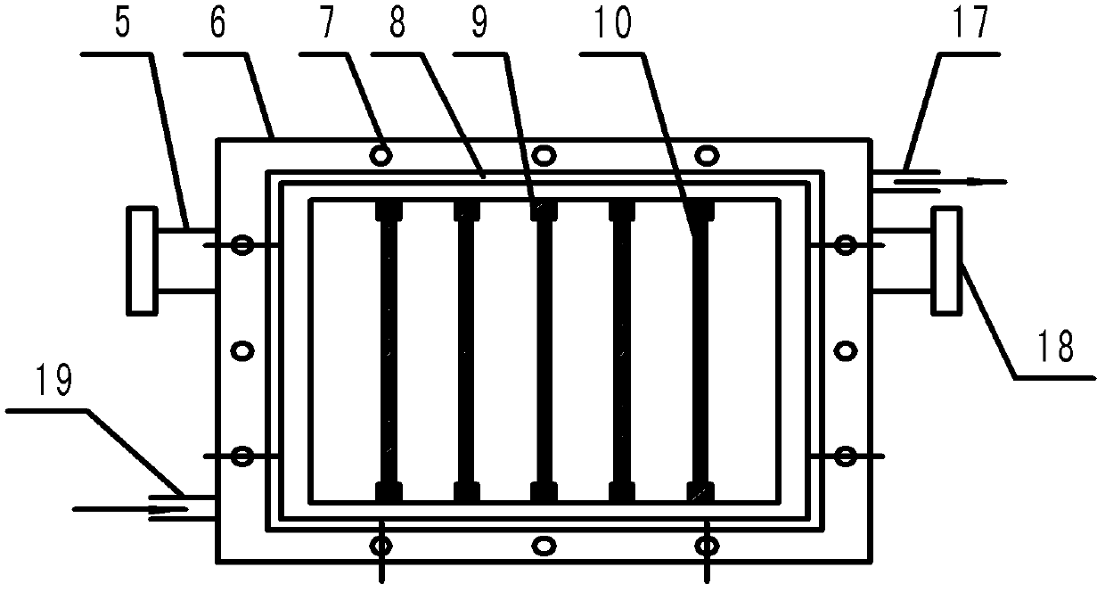 Tail gas treatment device for chemical vapor deposition furnace