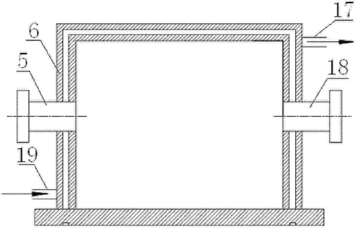 Tail gas treatment device for chemical vapor deposition furnace