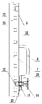 Transfer trolley for parts of small automobile