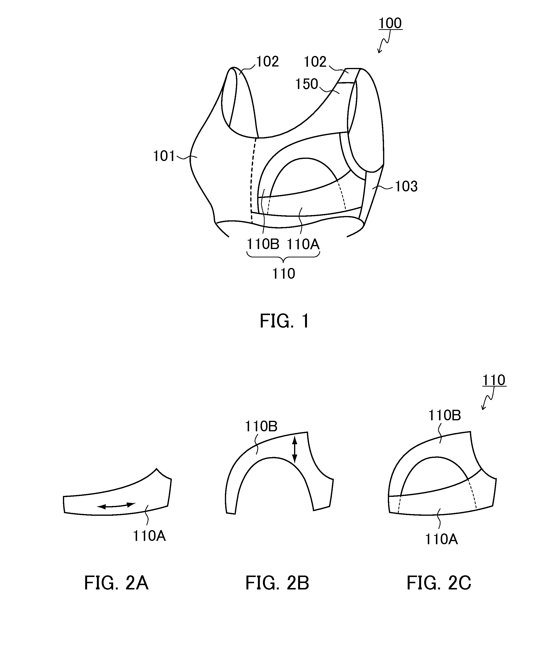 Garment with Cup Portions