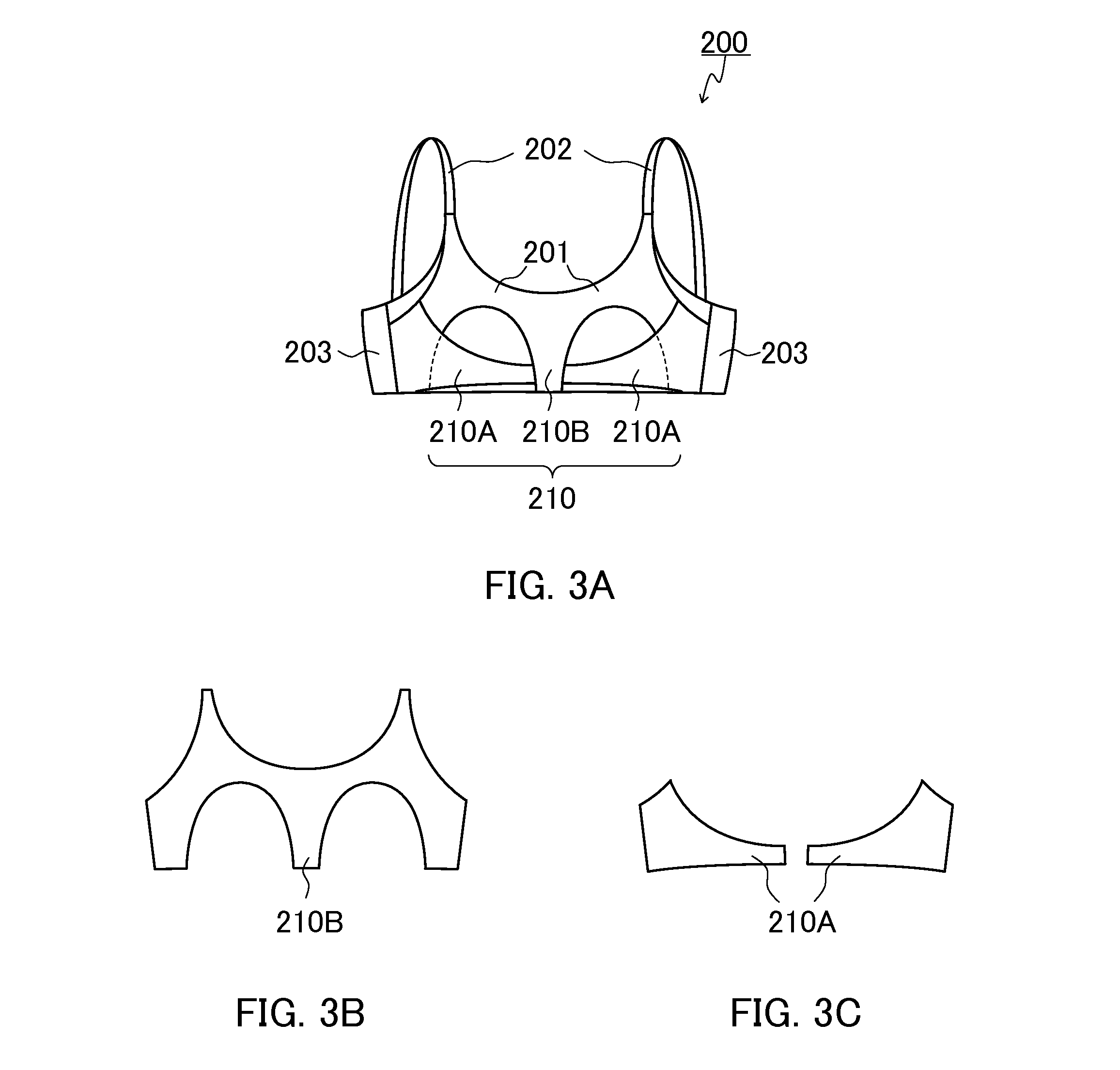 Garment with Cup Portions