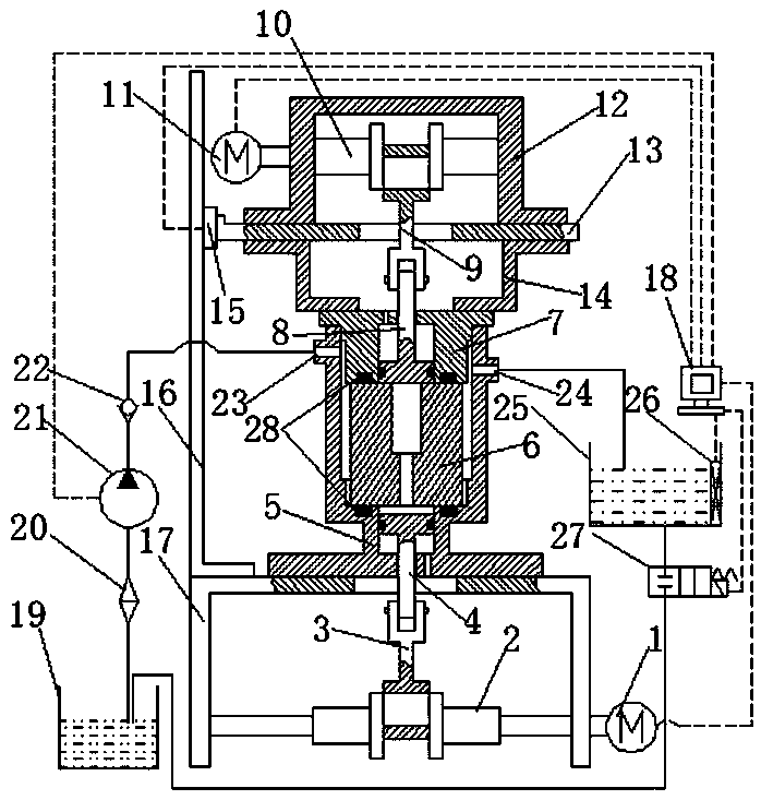 Double-drive hole wall machining system and method