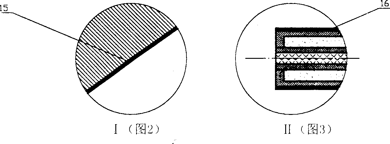 Axial sending-off powder type flame gun in supersonic speed using liquid fuel as energy sources