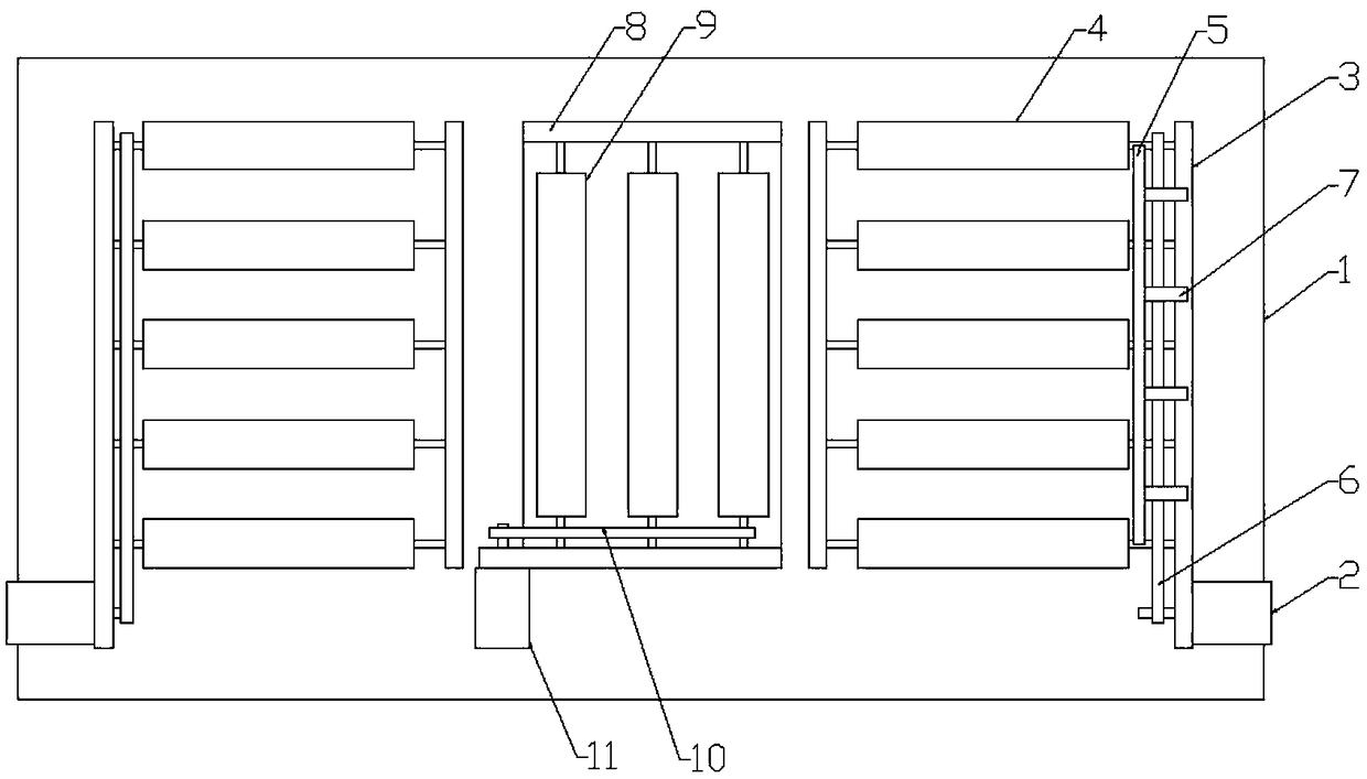 Feeding device for plate splicing welding