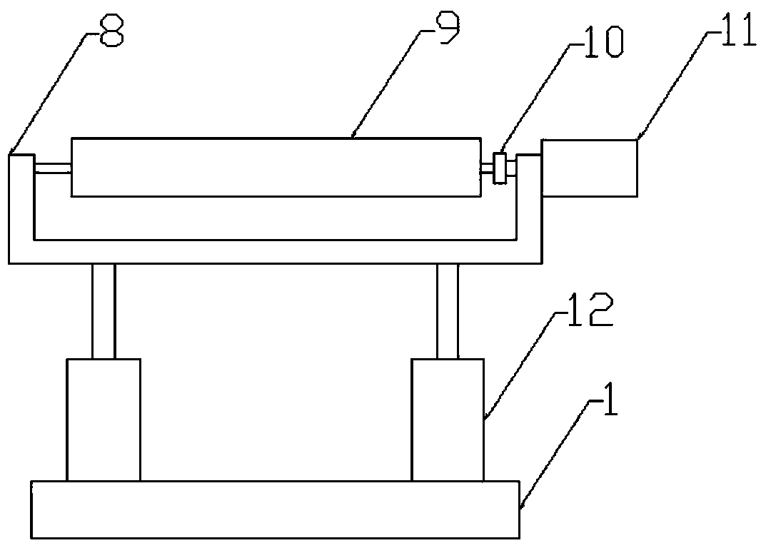 Feeding device for plate splicing welding