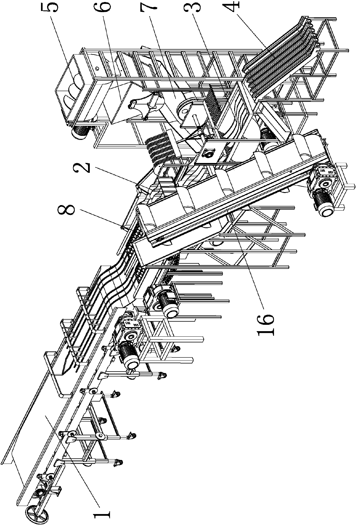 Full-automatic preserved duck egg production equipment