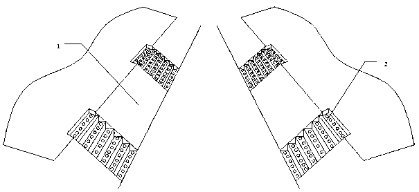 Biological channels of concrete-lined channel