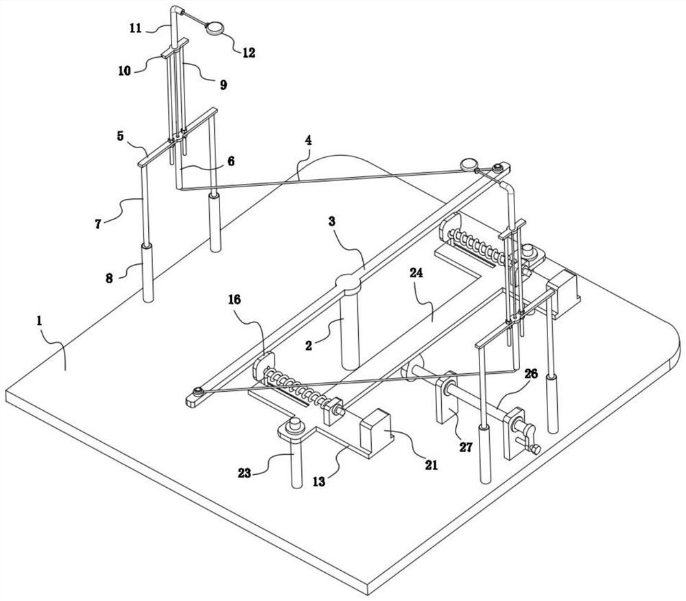 Quilt kicking-prevention device for pediatric department