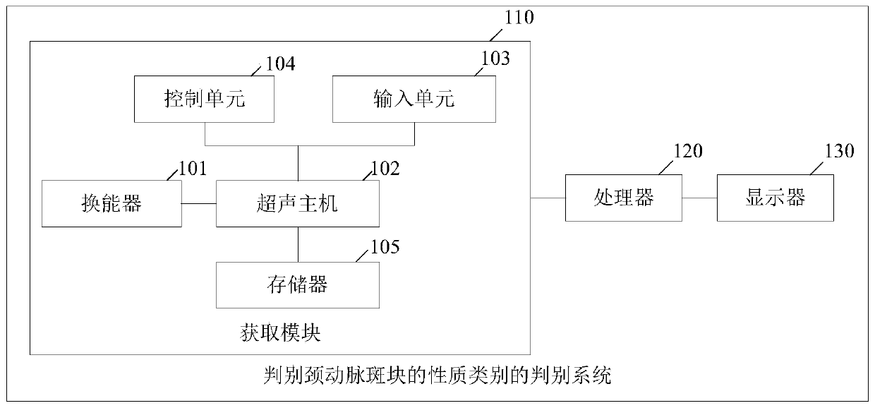 Carotid plaque property judgment method, storage medium and ultrasonic device