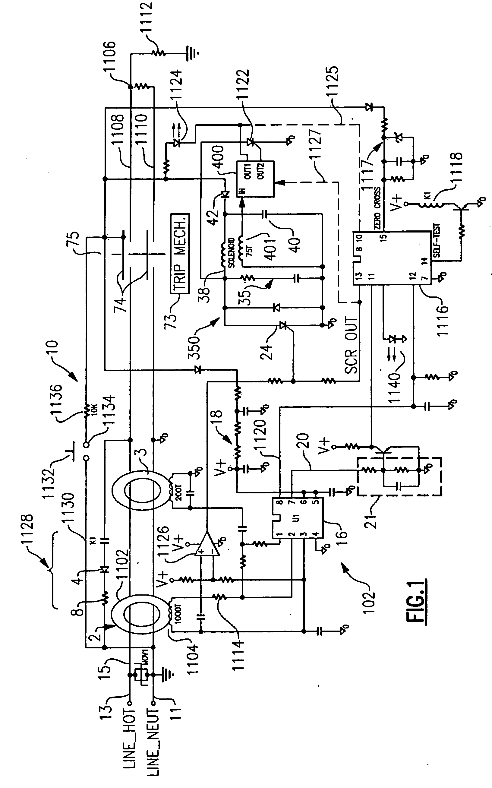 Protective Device with End-Of-Life Indication Before Power Denial