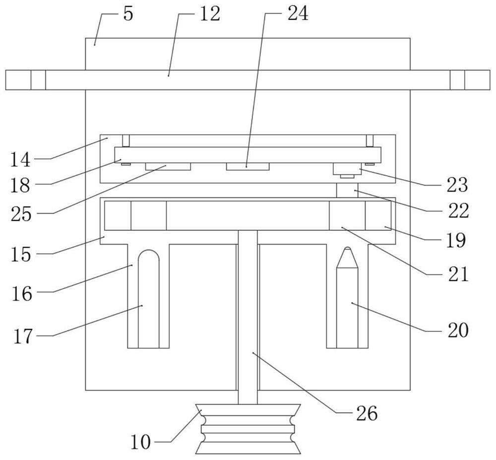 A device for monitoring displacement of mining roadway rock formations for underground engineering