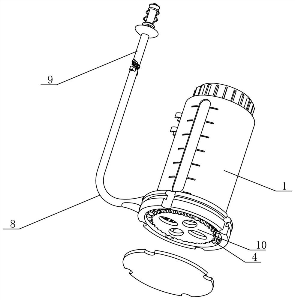 Defecation device for digestive system department