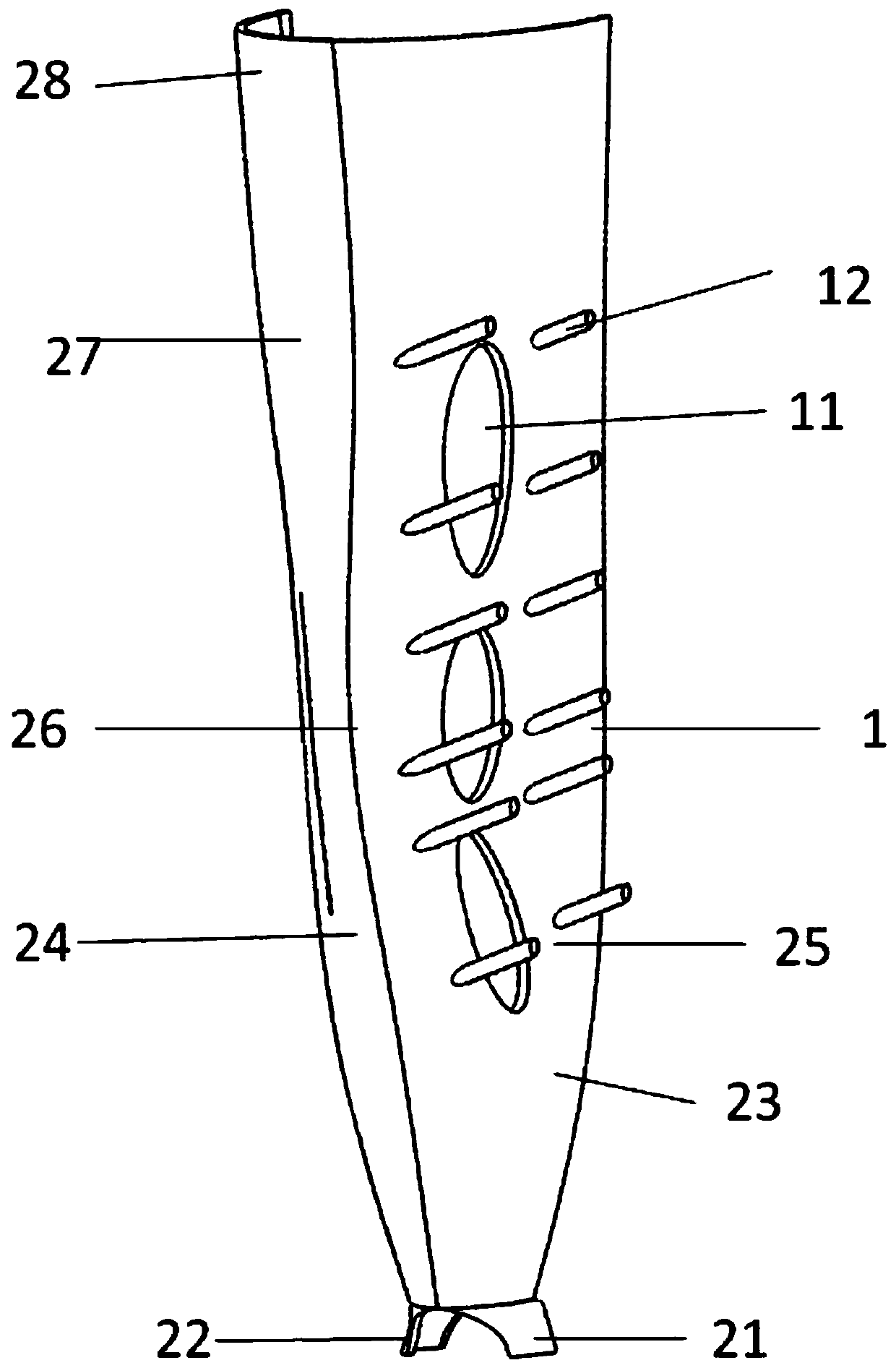 Osteotomy guide plate for body surface lower limb malformation correction operation and preparation method thereof