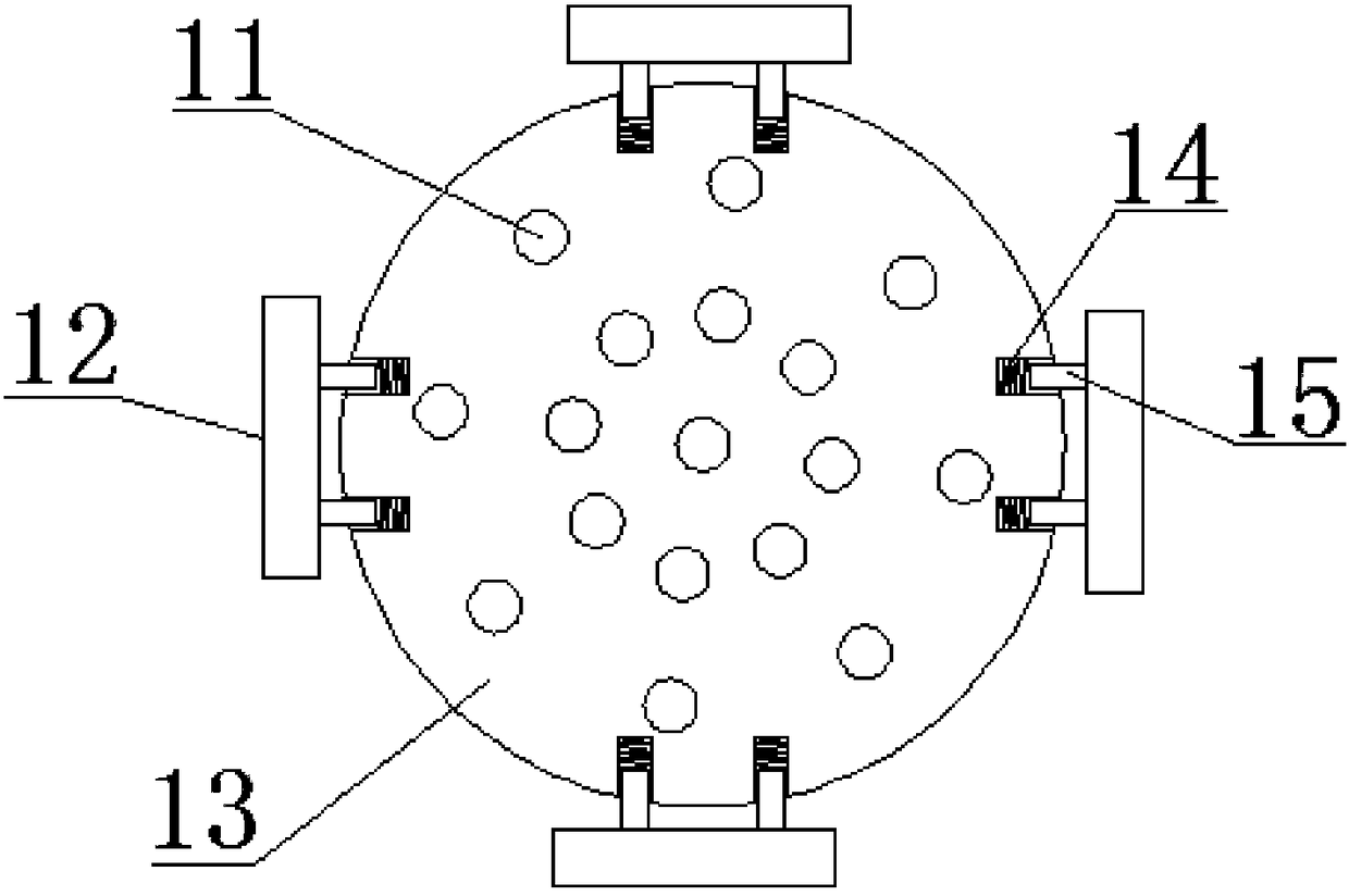 Connecting column for protective separating wall