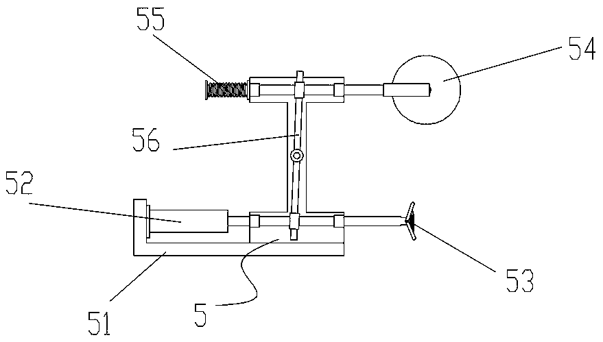 Ground jacking type tower crane device and construction method