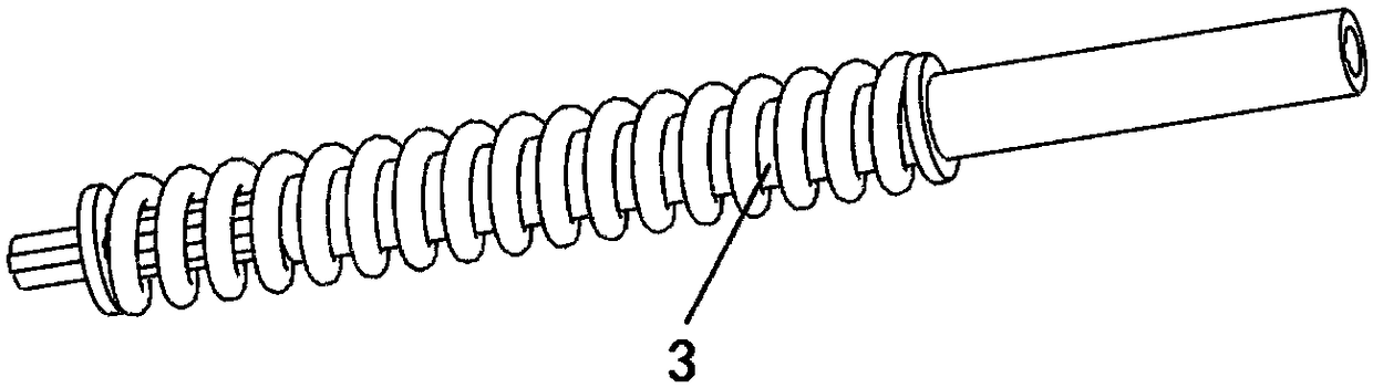 An electric combined vibration type grain grading device