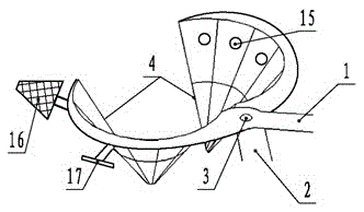 Device for synchronously carrying out topping and bud picking on tobaccos