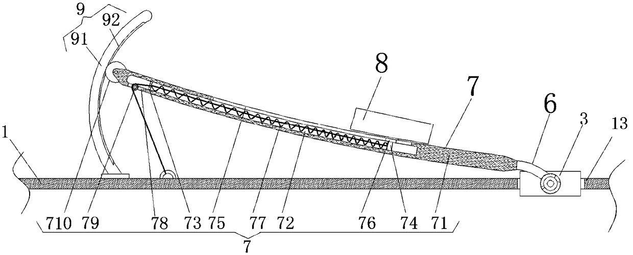 Joint motion exercise device for hemiplegic lower limbs