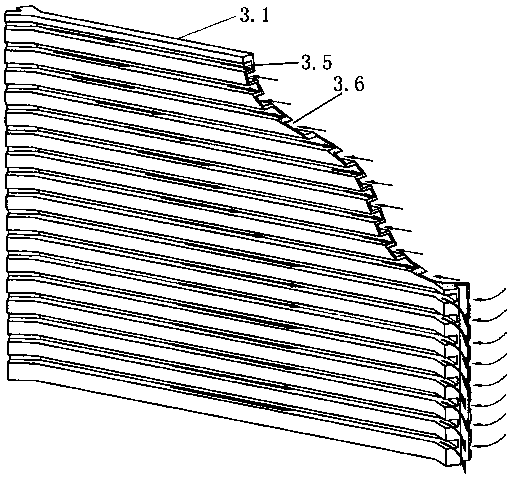 Reverse-flow cooling system for power battery pack and power battery pack